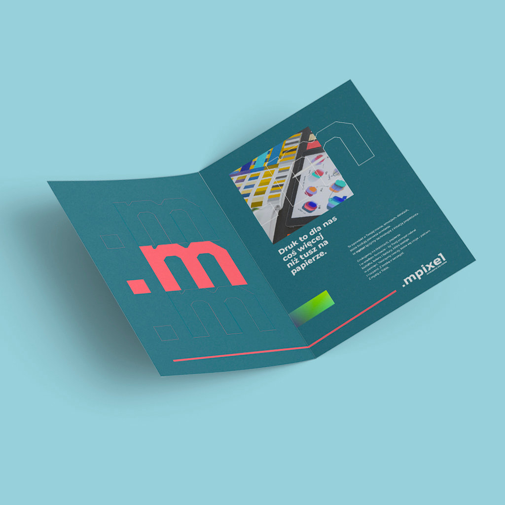 ulotki składane mockup